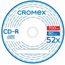 Диск CD-R CROMEX, 700 Mb, 52x