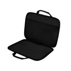 Папка на молнии А4 ЧЕРНАЯ (П-4346) с ручками, внут.карман, 350х265x20 мм П-4346