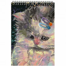 Блокнот А5 60л Милый котик КанцЭксмо Б2ЛСК560314