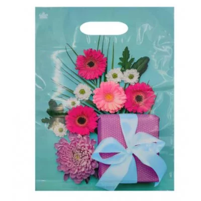 Пакет с прорубной ручкой ТИКО Подарочная композиция 40*31 1136