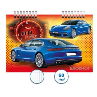 Блокнот спираль 120л А6 Авто 5 Бг 120/12-5 Бг120/12-5
