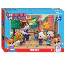 Пазлы 260 "Кошечки и собачки" 95116