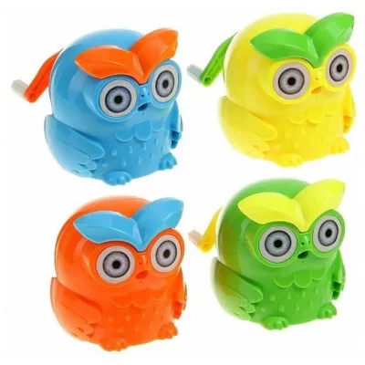 Точилка механическая 1 отв  СОВЯТА (ТК-3555) с контейнером  ассорти TM"Profit" ТК-3555