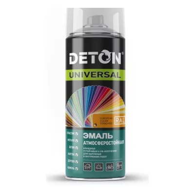 Эмаль алкидная DETON UNIVERSAL бежевая RAL 3012 аэрозоль 520мл 5512386