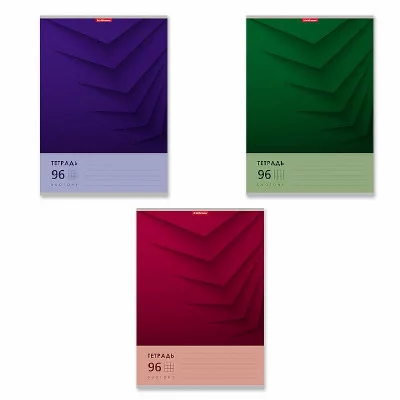 Тетрадь общая ученическая ErichKrause Duotone Next, А4, 96 листов, клетка 1шт 54234