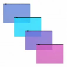 Zip-пакет пластиковый ErichKrause Fizzy Vivid, C6, полупрозрачный, ассорти 53293