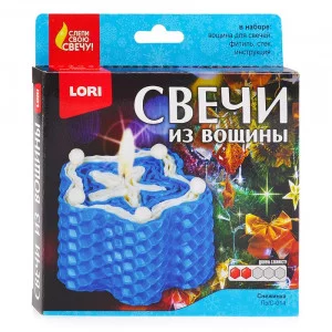Свечи из вощины "Снежинка" Пз/С-014