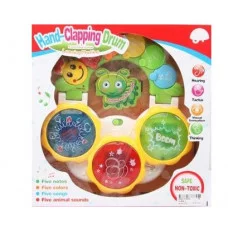 Барабан на батарейках (звук,свет)в коробке