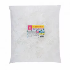 Мишура КОМПЛЕКТ 3 штуки, диаметр 100 мм, длина 2 м, белая, 592218