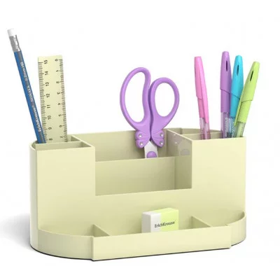 Набор настольный пластиковый ErichKrause Victoria Pastel желтый 53270