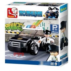 Конструктор "Полиция" (88 дет) 38-0638D