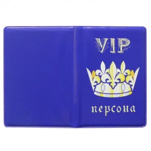 Обложка для паспорта, ПВХ, рисунок, "VIP персона" ОД-310