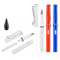 Вечный карандаш с ластиком четнографитный 1шт "ТРИКОЛОР" МС-7075