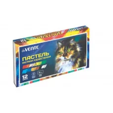 Пастель масляная 12цв круглые карт упак DEVENTE 8172800 170851