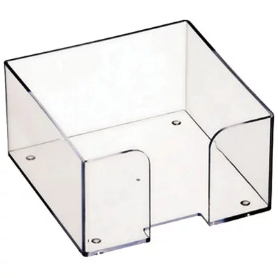 Бокс для бумажного блока Стамм, 9*9*5, прозрачный Стамм 098064