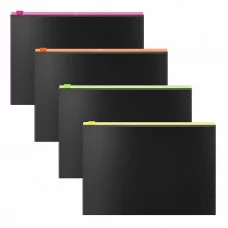 Zip-пакет пластиковый ErichKrause Matt Accent, B5, непрозрачный, ассорти 54954