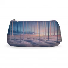 Пенал-косметичка 1 отд. сред. прямоугольная LOREX PLANE STYLE 4,5х10х21 полипропилен молния роз. 236854