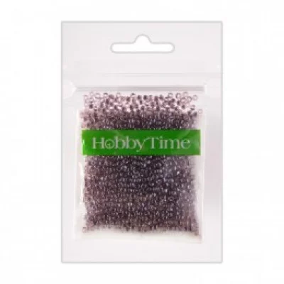 Бисер круглый люминесцентный 2мм 60г, лиловый №18 2-645/23 Альт 364237