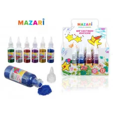 Блёстки декоративные 40 мл, ассорти 6 цветов M-5662