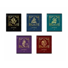 Тетрадь общая ученическая ErichKrause Драконы 48 листов клетка матовая ламинация+выборочный +тиснение фольгой 60615