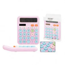 Калькулятор ; двойное питание, размер калькулятора 15,7*12*2,5 см, с разноцветными кнопками