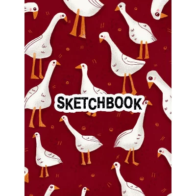 СКЕТЧБУК А5. ГУСИКИ (выб.лак, черная резинка) 467-0-159-07782-4