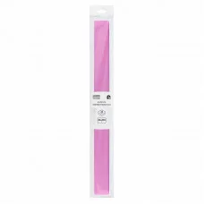 Бумага крепированная ТРИ СОВЫ, 50*250см, 32г/м2, розовая, в рулоне, пакет с европодвесом 334838