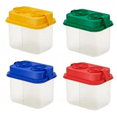 Стакан-непроливайка двойной Гамма, ассорти, с крышкой 324937