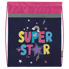 Мешок д/обуви Schoolformat SUPER GIRL 42х34 см д/девочек 228028