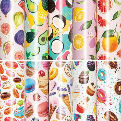 Бумага упаковочная "Sweet Life" 70x100 см, 1шт. цвет ассорти, ЗОЛОТАЯ СКАЗКА, 591920