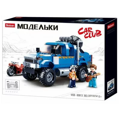 Конструктор "Пикап" 361 деталь в коробке M38-B0813