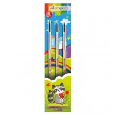 Кисти в наборе 03шт белка №3,пони №4,коза №3 е/п ATTOMEX 8072723 Россия (643)