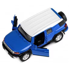 ТМ "Автопанорама" Машинка металлическая 1:32 Toyota FJ Cruiser, синий, свет, звук, откр. двери, инерция, в/к 17,5*13,5*9 см JB1251138