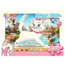 Леди Мур. Пазлы классические в коробке. 60 деталей. 190х141х35 мм. Умные игры  4660254428119