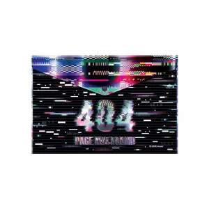 Папка-конверт на кнопке пластиковая ErichKrause® Not Found, A4 55179