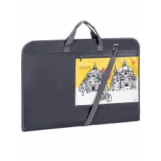 Папка художника А2 ПЛОЩАДЬ В РИМЕ-1 дизайн на кармане  ПХ-3276