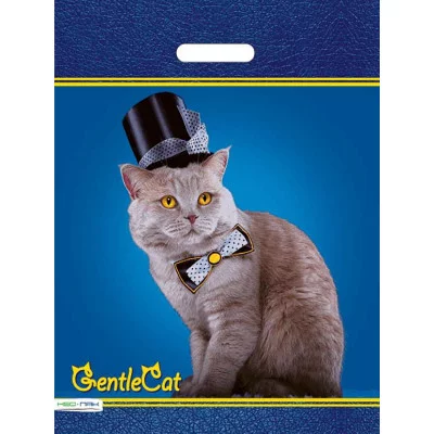 Пакет вырубной Кот джентельмен 38х47/60 мкм НФ-00022316