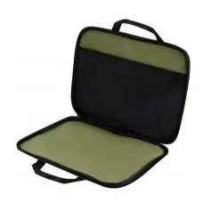 Папка на молнии А4 ХАКИ (П-4347) с ручками, внут.карман, 350х265x20 мм П-4347