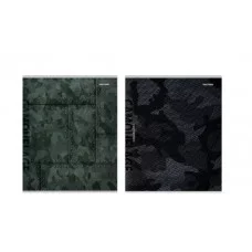 Тетрадь КЛЕТКА 96л. СТИЛЬ МИЛИТАРИ - 5 (96-8845) цветная мелов. обл. лён 96-8845