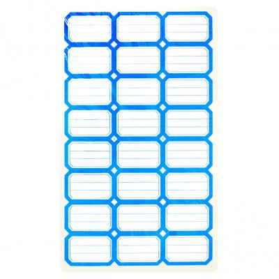 Ценники лист, 25х38мм,24 шт на листе,80 листов,самокл.,цена за 1 лист 202 синие J.O. 37308