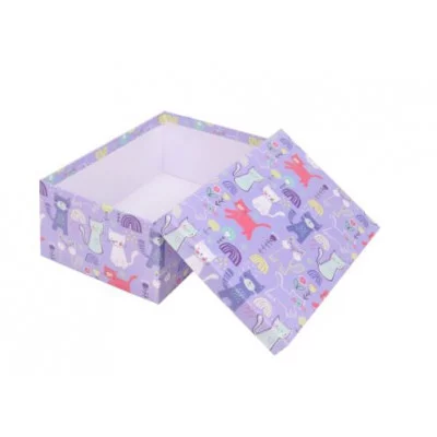 Коробка прямоугольная подарочная Нежные котята 33X25.5X14.5 см РазборКОР-7814