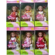 Кукла с собачкой в ассортименте коробке