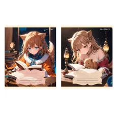 Тетрадь А5 24л "Милашки и книжки (Универсальная плашка)" КанцЭксмо ТЛ249266