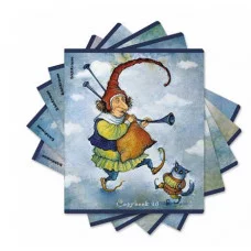 Тетрадь общая ученическая ErichKrause Музыканты 48 листов клетка матовая ламинация+выборочный доп. лист 60606