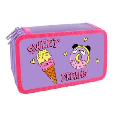 ПКТ 12-20 Сладкая парочка - пенал п/э  3-отдел. 190х110 ПКТ 12-20