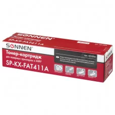 Тонер-картридж SONNEN (SP-KXFAT411A) для PANASONIC KX-MB1900/2000/2020/2030, ВЫСШЕЕ КАЧЕСТВО, ресурс 2000 стр., 321056