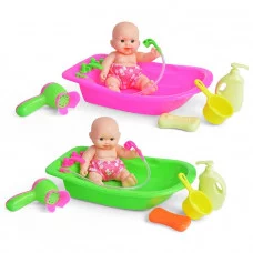 Пупс "Карапуз" с аксессуарами, в сетке LB6211G