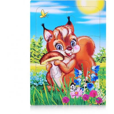 Пазл маленький Белочка 0+