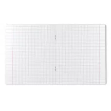 Тетрадь школьная ученическая с пластиковой обложкой на скобе ErichKrause Классика CoverPrо Vivid fizzy синий А5+ 18 листов клетка 56444