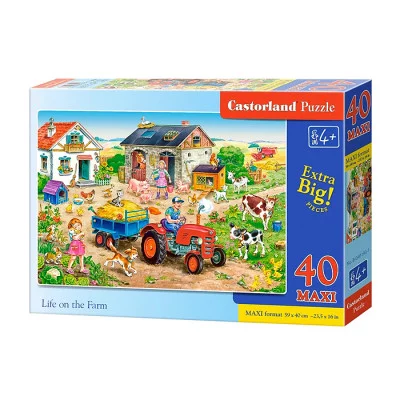 Пазлы MAXI 40 "Жизнь на ферме" В-040193
